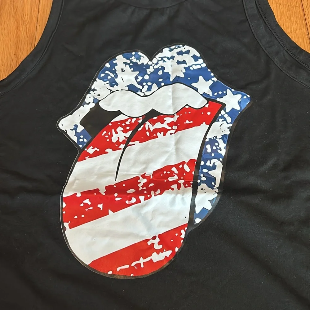 The Rolling Stones Tee Tank Women’s Sleeveless Vintage Tongue Shirt NWOT - Picture 2 of 8